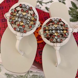 Tory Burch Crystal Millers size 5.5